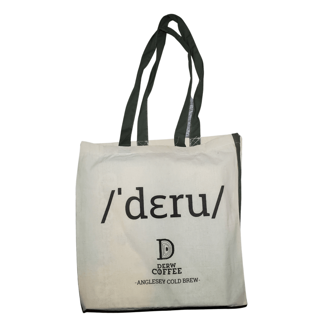Tote Bag Large Capacity Derw Welsh Pronunciation